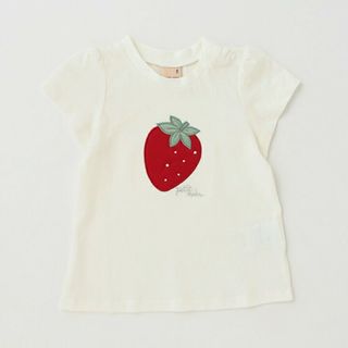 プティマイン(petit main)の新品タグ付き　プティマイン　いちごTシャツ　100(Tシャツ/カットソー)