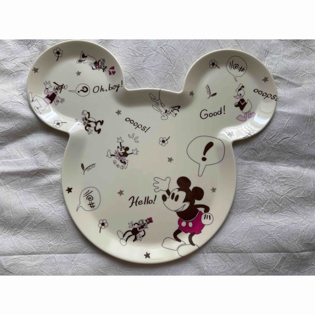 Disney(ディズニー)のディズニー皿4枚セット エンタメ/ホビーのおもちゃ/ぬいぐるみ(キャラクターグッズ)の商品写真