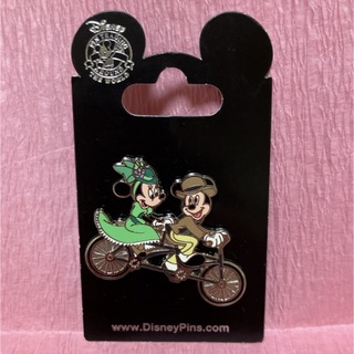 ディズニー(Disney)のディズニー　ミッキー　ミニー　自転車　タンデム　2人乗り　ピン(バッジ/ピンバッジ)