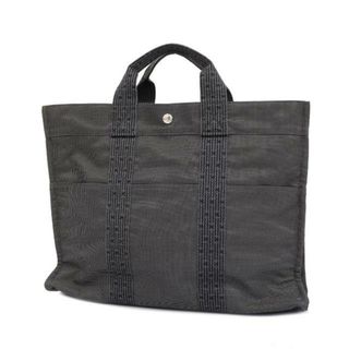 エルメス(Hermes)の【4ic3215】エルメス トートバッグ/エールラインMM/キャンバス/グレー/シルバー金具 【中古】 レディース(トートバッグ)