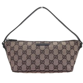 グッチ(Gucci)の【本物保証】 新品同様 グッチ GUCCI GGキャンバス ポーチ 07198 214397 ピンク系(その他)