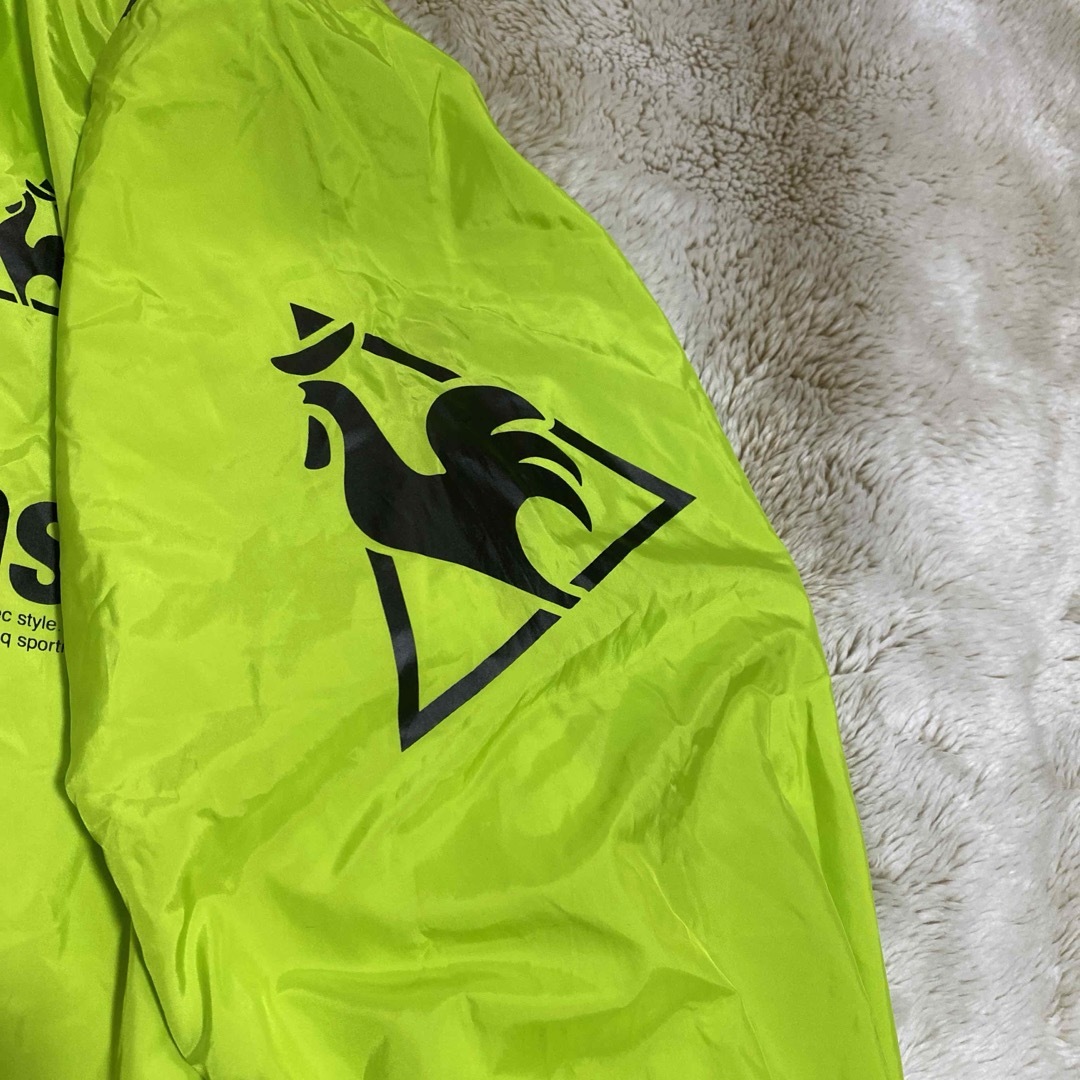 le coq sportif(ルコックスポルティフ)のルコック ウィンドブレーカー ピステ トレーニングウェア スポーツ 防寒 黄色 メンズのジャケット/アウター(ナイロンジャケット)の商品写真