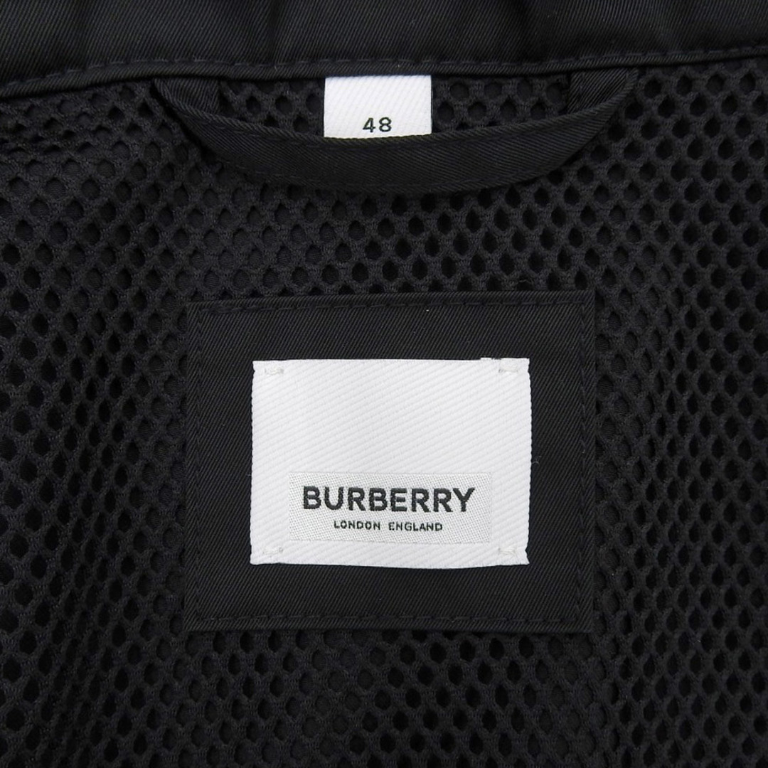 【本物保証】 超美品 バーバリー ロンドン BURBERRY LONDON ロゴ レッド フード ブルゾン 48 メンズ アウター ナイロン ブラック 黒 メンズのジャケット/アウター(ブルゾン)の商品写真