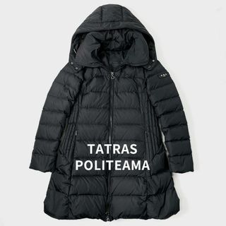 タトラス(TATRAS)の美品 TATRAS タトラス 20AW ポリテアマ ダウンコート ジャケット 黒(ダウンジャケット)