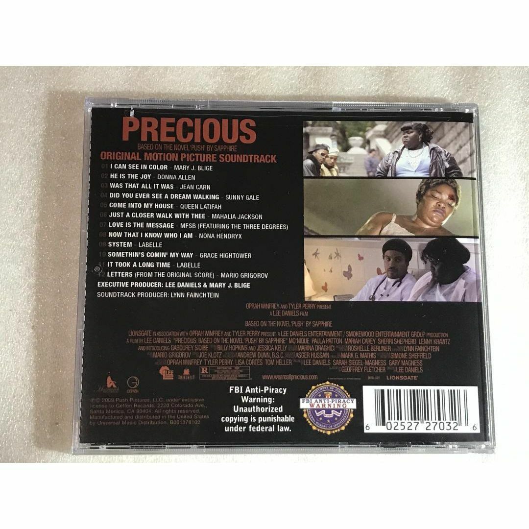 CD新品■ PRECIOUS OST (マライア・キャリーの出演映画 プレシャス エンタメ/ホビーのCD(ポップス/ロック(洋楽))の商品写真