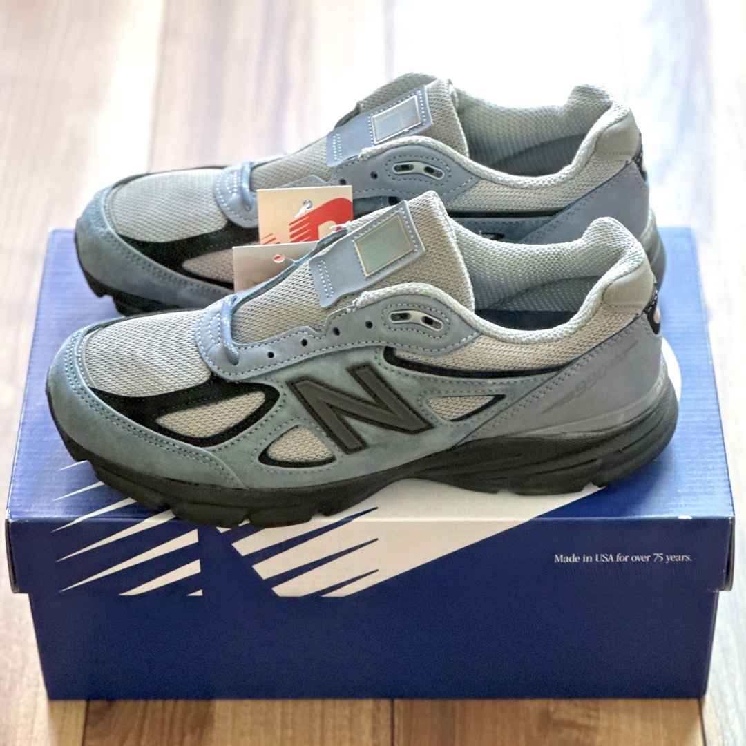 New Balance(ニューバランス)のNew Balance 990V4 U990BB4 Arctic Grey メンズの靴/シューズ(スニーカー)の商品写真