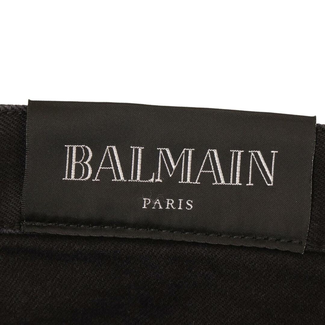 BALMAIN(バルマン)のバルマン ﾌﾞﾗｯｸ RH05135Z176 ﾘｯﾌﾟﾄﾞ ｽｷﾆｰ ｼﾞｰﾝｽﾞ 33 メンズのパンツ(その他)の商品写真
