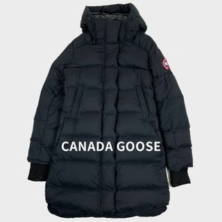 カナダグース(CANADA GOOSE)の美品 CANADA GOOSE カナダグース アリストン ダウンコート M 黒(ダウンコート)