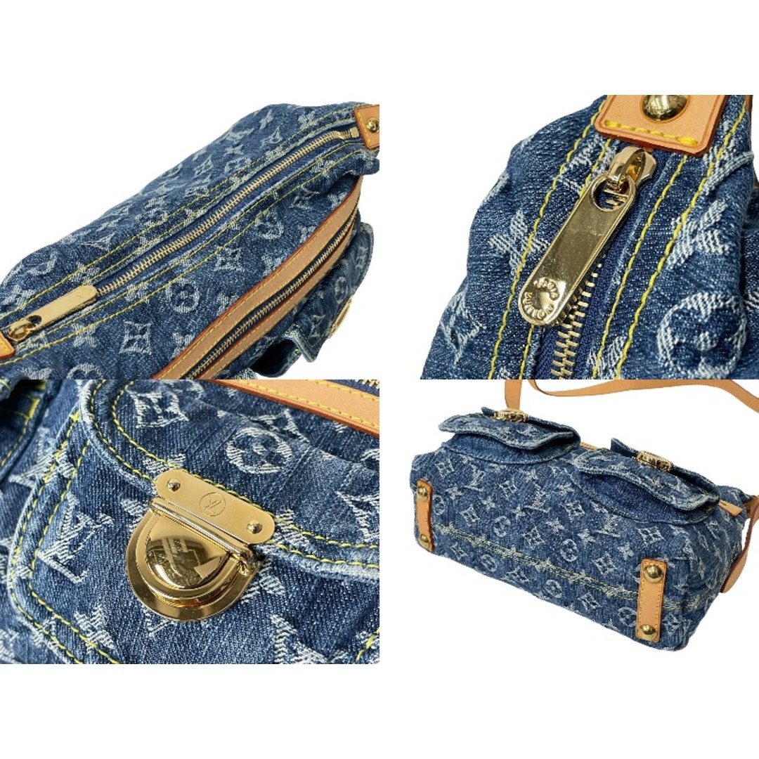 LOUIS VUITTON(ルイヴィトン)の新品同様 LOUIS VUITTON ルイヴィトン モノグラムデニム バギーPM ワンショルダーバッグ M95049 ブルー ショルダー 中古 63695 レディースのバッグ(ハンドバッグ)の商品写真