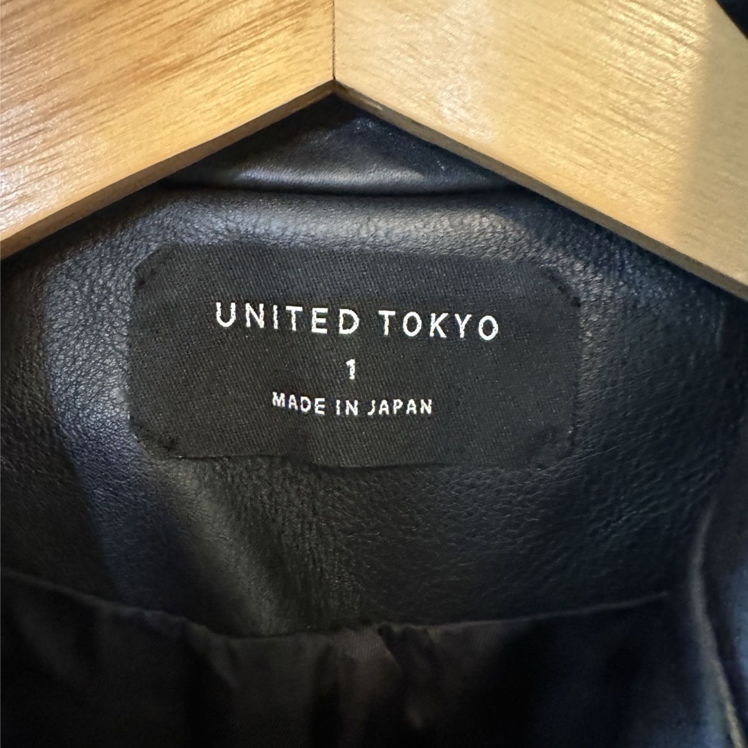 UNITED TOKYO(ユナイテッドトウキョウ)のレザーライダースジャケット レディースのジャケット/アウター(ライダースジャケット)の商品写真