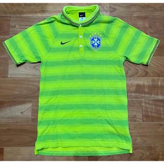 NIKE - サッカー　ブラジル代表　NIKE ナイキ 半袖ポロシャツ　Sサイズ　美品