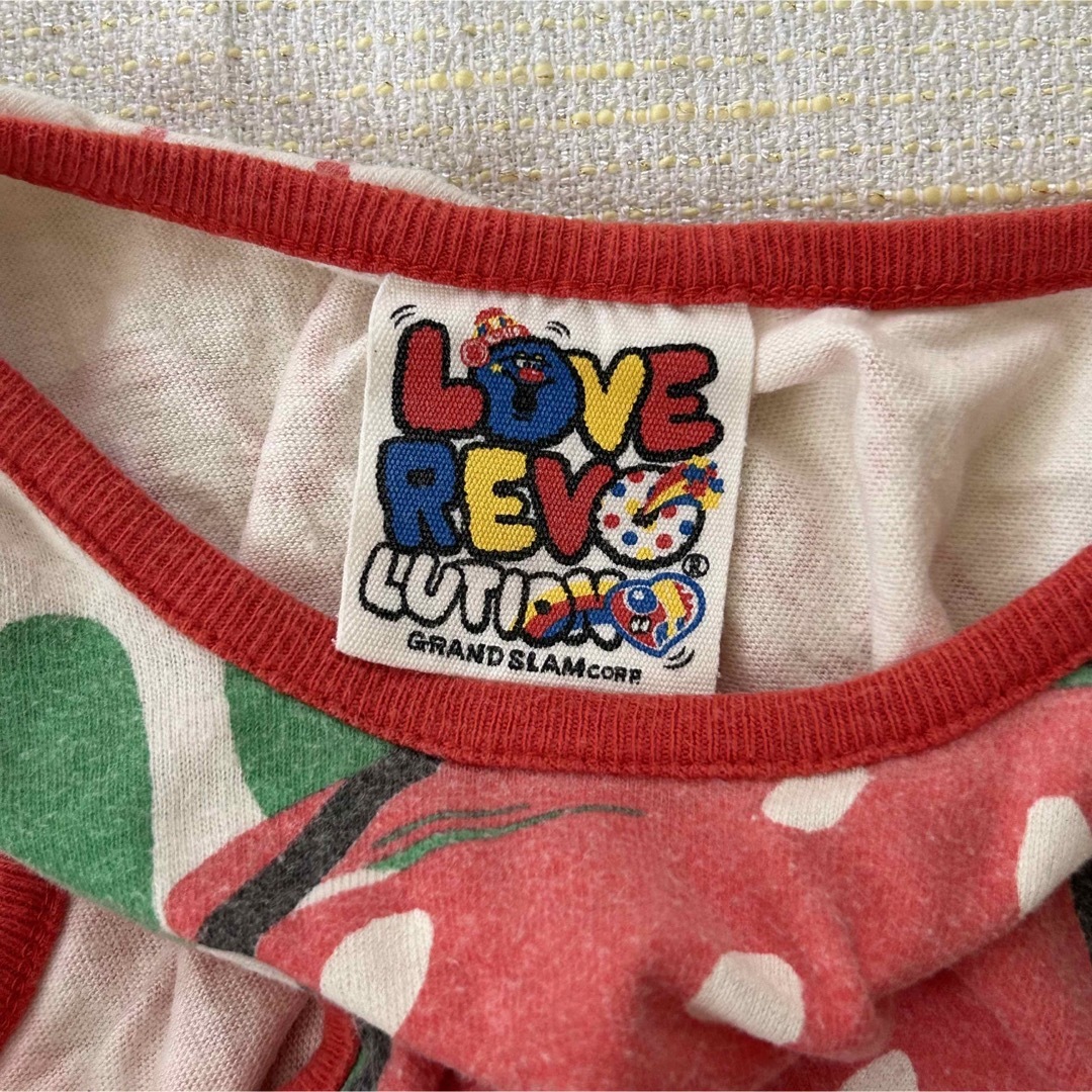 LOVE REVOLUTION(ラブレボリューション)のラブレボリューション　タンクトップ キッズ/ベビー/マタニティのキッズ服女の子用(90cm~)(Tシャツ/カットソー)の商品写真