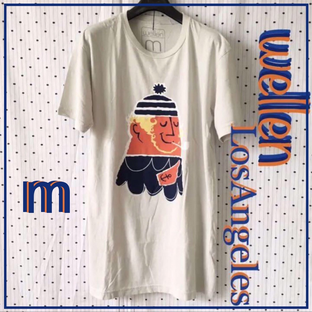billabong(ビラボン)のwellen surfウェレンサーフUS限定アーティスティック TシャツM メンズのトップス(Tシャツ/カットソー(半袖/袖なし))の商品写真