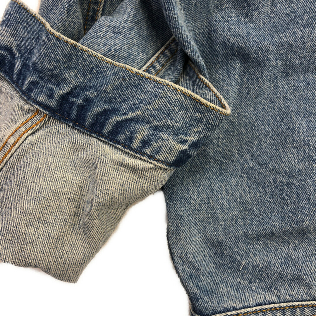 Wrangler(ラングラー)のWrangler ラングラー REGGED WEAR デニムジャケット ライトブルー (メンズ XL相当) 中古 古着 Q6961 メンズのジャケット/アウター(Gジャン/デニムジャケット)の商品写真