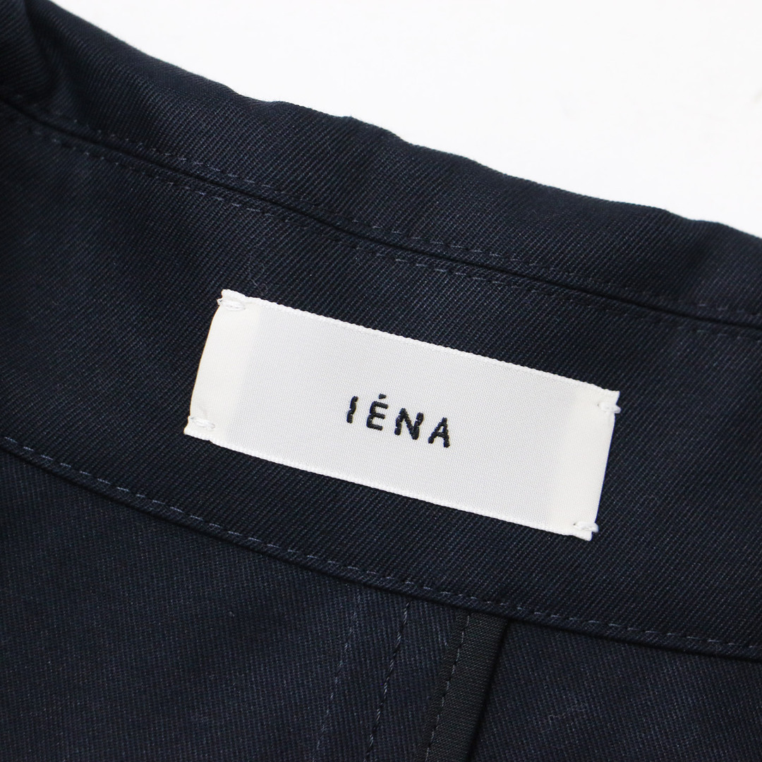 IENA(イエナ)の新品 IENA イエナ コート ロング 24春夏 ネイビー 紺 38(M) 撥水 テーラードコート シャンブレーツイル コットン アウター 日本製 シンプル カジュアル 大人 きれいめ 上品 通勤【レディース】 レディースのジャケット/アウター(その他)の商品写真