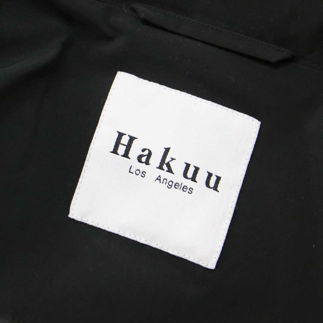 美品 HAKUU ハクウ Plage 別注 ダウン コート 24春夏 ブラック 黒 M スタンドカラー ミドル丈 アウター ジャケット シンプル カジュアル 大人 きれいめ 通勤【レディース】【中古】 レディースのジャケット/アウター(ダウンジャケット)の商品写真