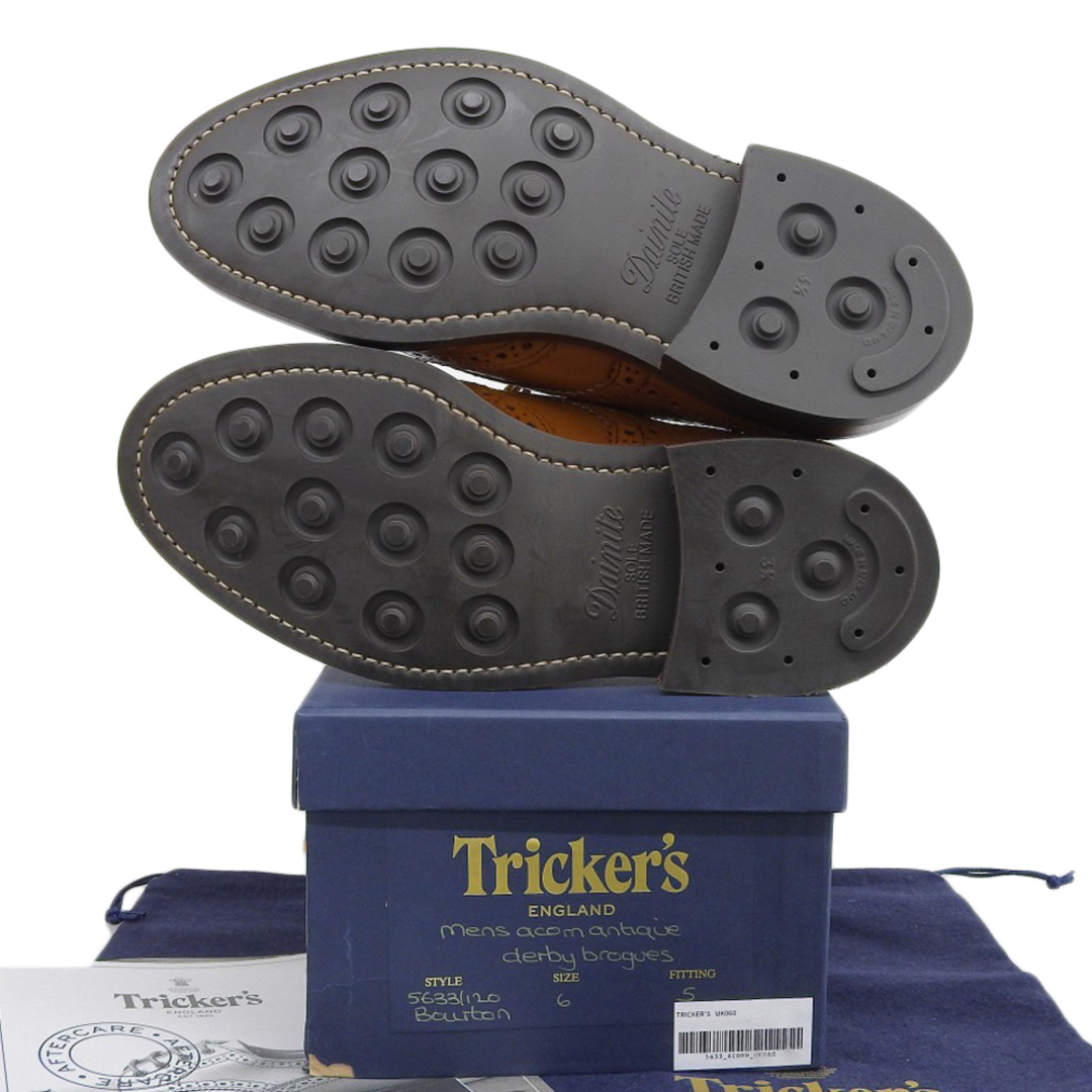 Trickers(トリッカーズ)のトリッカーズ 未使用 TRICKER'S トリッカーズ BOURTON レザー シューズ メンズ キャメル 6 56331120 6 メンズの靴/シューズ(その他)の商品写真