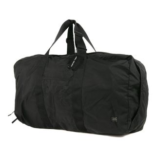 ポーター(PORTER)のPORTER ポーター トリップ リップストップ 大型 ボストンバッグ TRIP ブラック 黒 南京錠付き 吉田カバン ブランド 【メンズ】【中古】(ボストンバッグ)