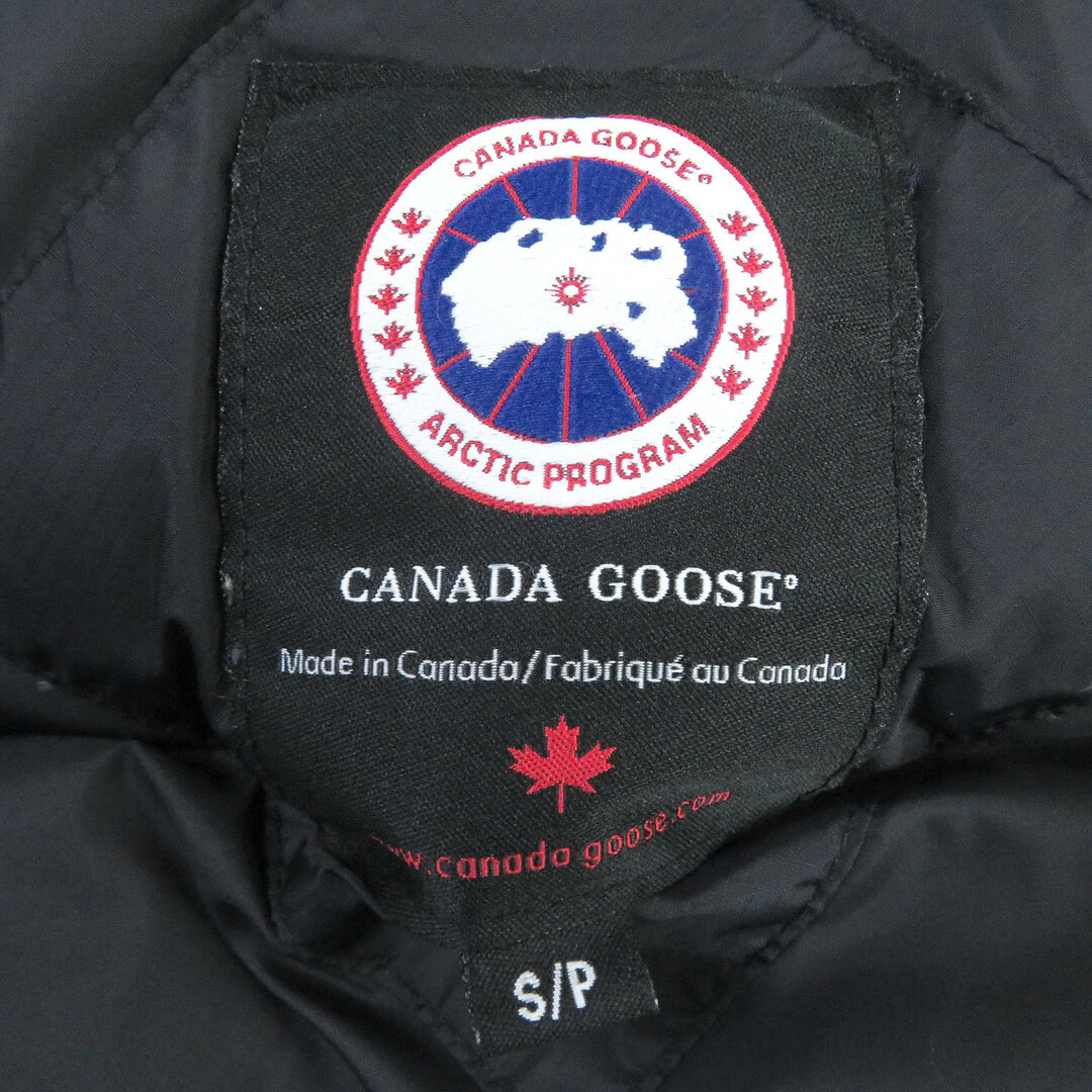 CANADA GOOSE(カナダグース)の極美品□CANADA GOOSE カナダグース MANITOBA ブラックレーベル フーデッド ダウンジャケット ダウンコート ブラック S カナダ製 国内正規品 メンズ メンズのジャケット/アウター(ダウンジャケット)の商品写真