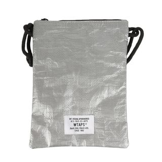 W)taps - 美品 WTAPS ダブルタップス 21SS ショルダーポーチ / サコッシュ HANG OVER POUCH シルバー ブランド カバン 防水 防塵 耐久【メンズ】【中古】