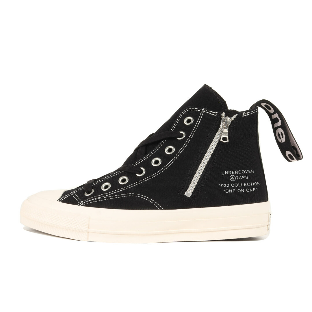 UNDERCOVER(アンダーカバー)の新品 UNDERCOVER アンダーカバー サイズ:26.5cm / 22AW WTAPS CONVERSE ADDICT CHUCK TAYLOR Z CANVAS / UW Z HI ONE ON ONE (1SD164) ブラック US8 / コラボ ハイカット スニーカー シューズ 靴【メンズ】 メンズの靴/シューズ(スニーカー)の商品写真