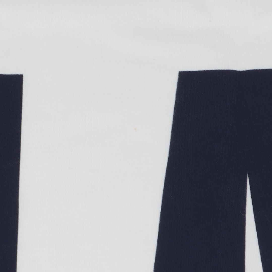 LAD MUSICIAN(ラッドミュージシャン)のLAD MUSICIAN ラッドミュージシャン Tシャツ サイズ:46 / 23SS ビッグロゴ クルーネック 半袖Tシャツ PERMANENT ROCKER PRINT BIG T-SHIRT ホワイト 白 / トップス カットソー オーバーサイズ シルエット【メンズ】【中古】 メンズのトップス(Tシャツ/カットソー(半袖/袖なし))の商品写真