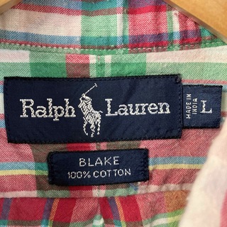 ラルフローレン(Ralph Lauren)のラルフローレン マドラスチェックBD半袖シャツ(シャツ)