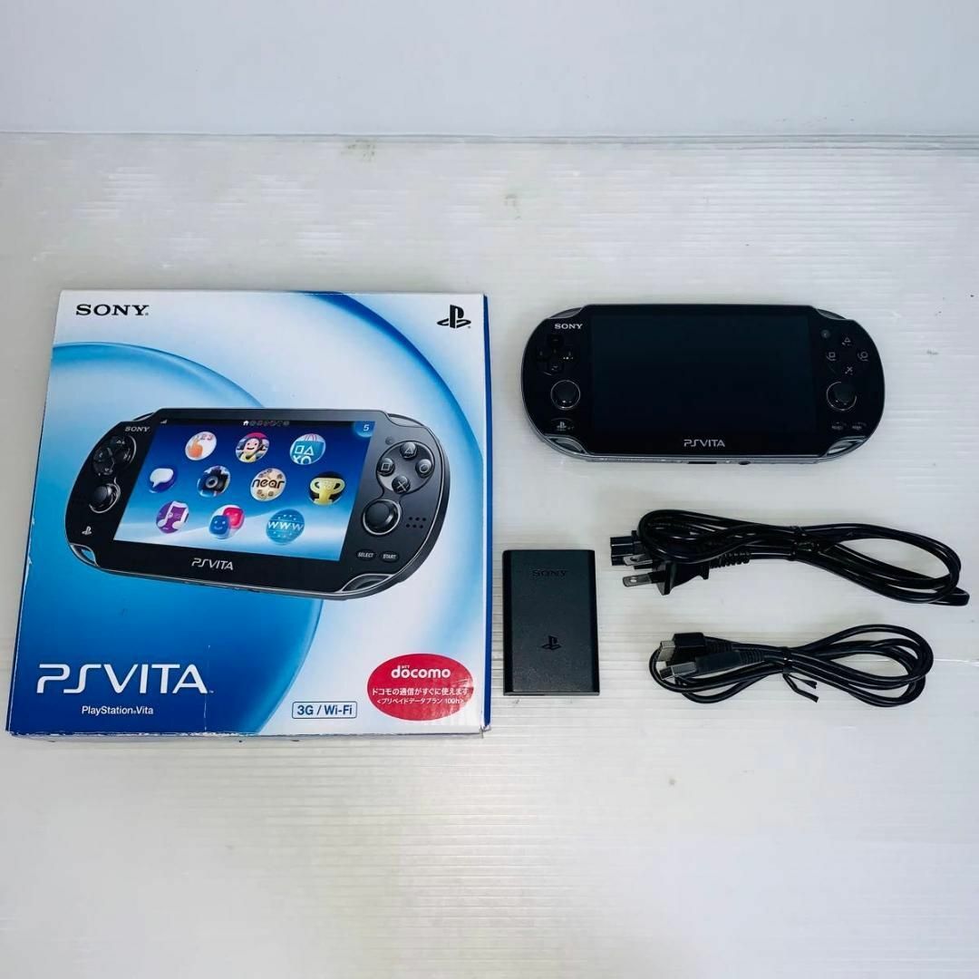 【249】PS Vita Wi-Fiモデル クリスタルブラック PCH-1100
