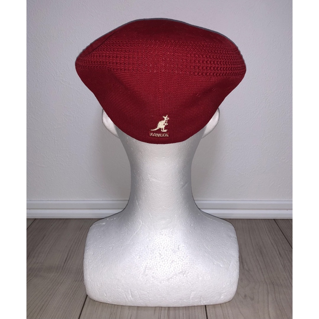 KANGOL(カンゴール)のS 美品 KANGOL ハンチングキャップ レッド 赤 カンゴール ベレー帽 Ｓ メンズの帽子(ハンチング/ベレー帽)の商品写真