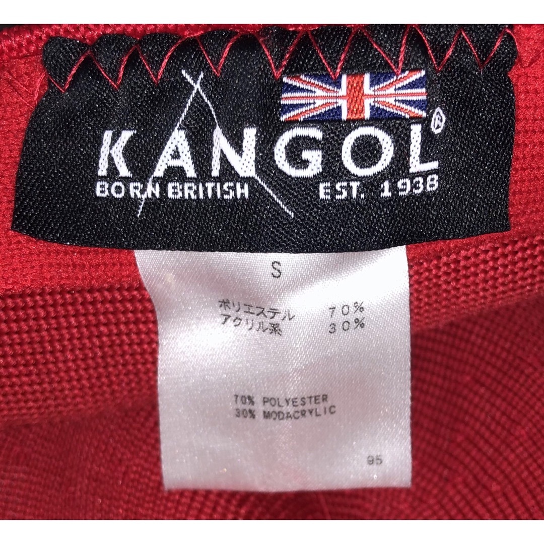 KANGOL(カンゴール)のS 美品 KANGOL ハンチングキャップ レッド 赤 カンゴール ベレー帽 Ｓ メンズの帽子(ハンチング/ベレー帽)の商品写真