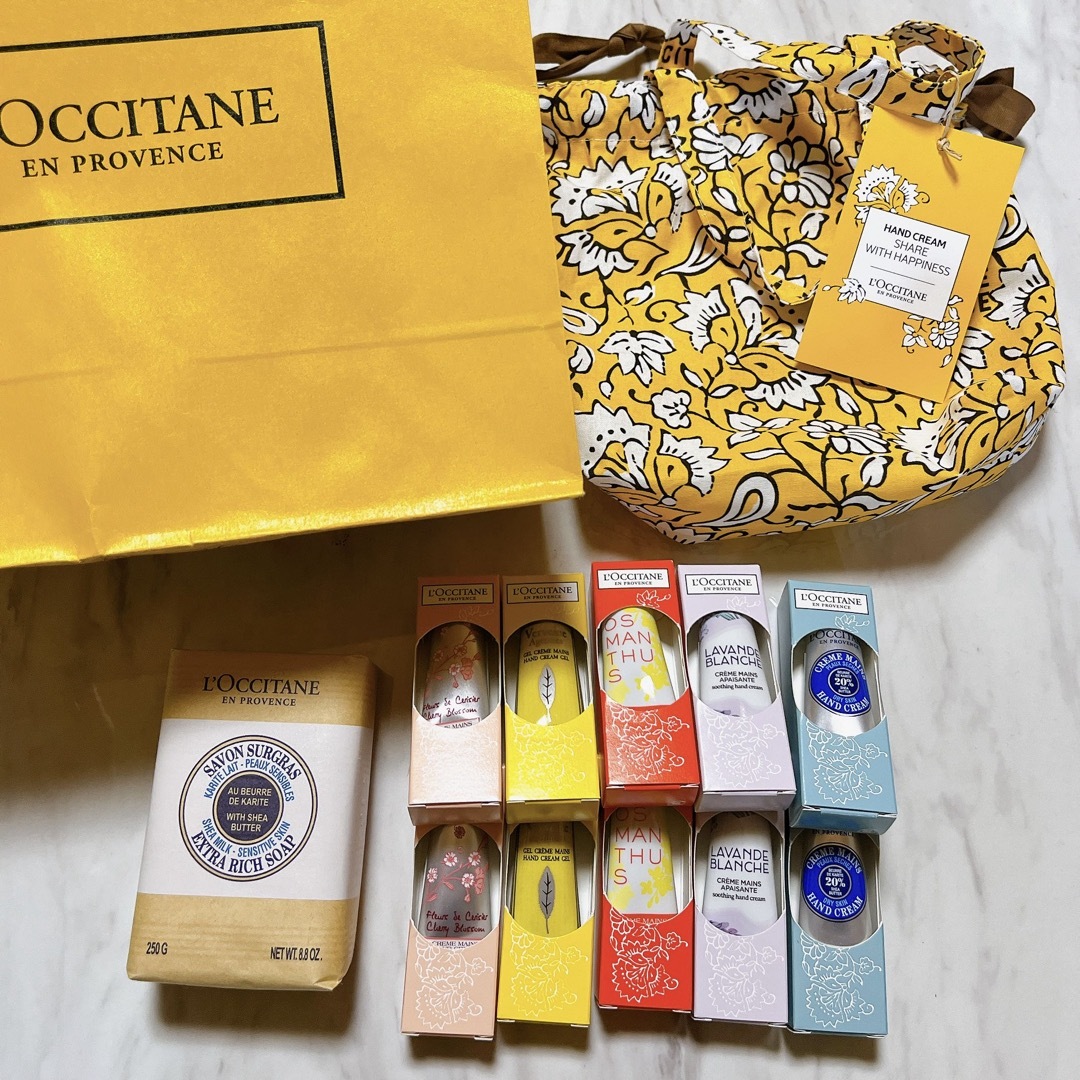 L'OCCITANE(ロクシタン)のロクシタン　ハンドクリーム　化粧石けん　セット コスメ/美容のボディケア(ハンドクリーム)の商品写真