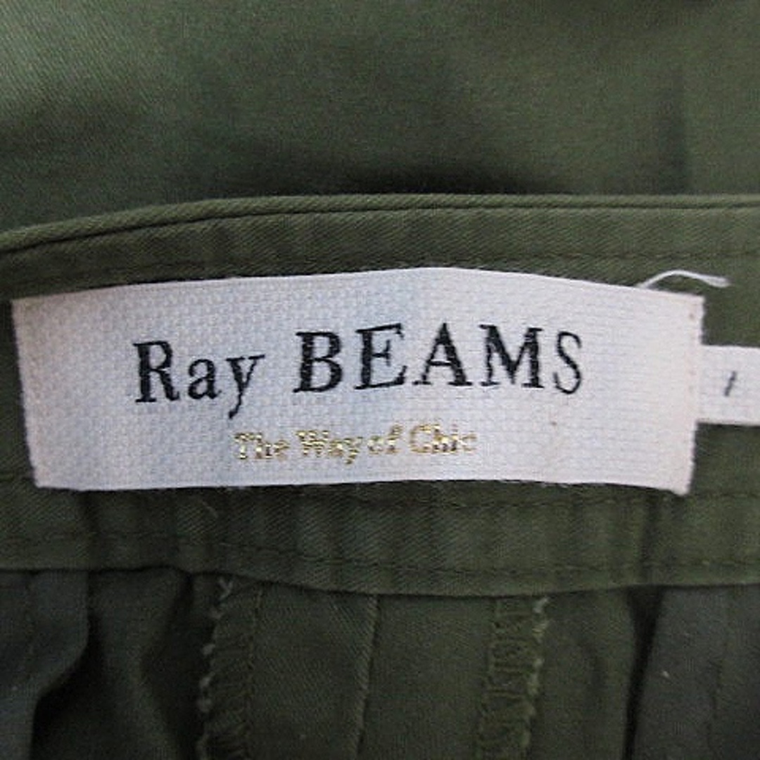 Ray BEAMS(レイビームス)のレイビームス The Way of Chic パンツ ワイド カーキ ボトムス レディースのパンツ(キュロット)の商品写真