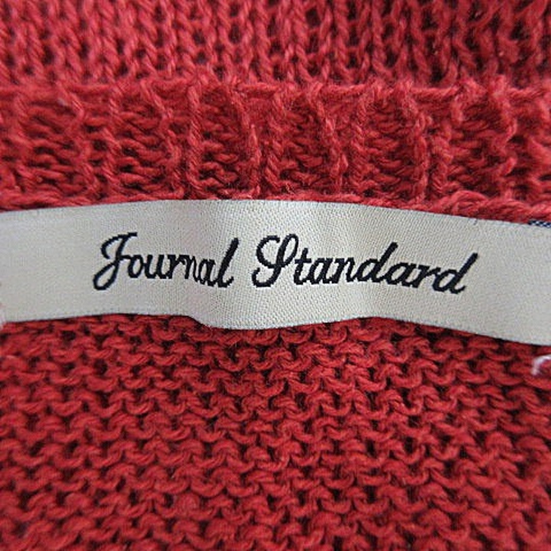 JOURNAL STANDARD(ジャーナルスタンダード)のジャーナルスタンダード ニット カットソー 長袖 Vネック オレンジ トップス レディースのトップス(ニット/セーター)の商品写真