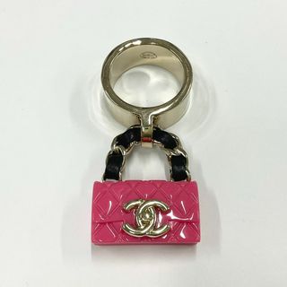 シャネル(CHANEL)の8974 シャネル ココマーク マトラッセ バッグチャーム リング 指輪(リング(指輪))