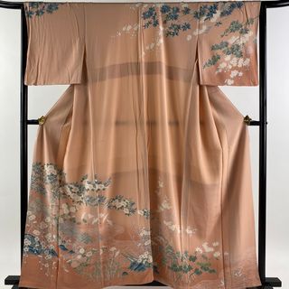 訪問着 身丈159.5cm 裄丈63.5cm 正絹 美品 秀品 【中古】(着物)