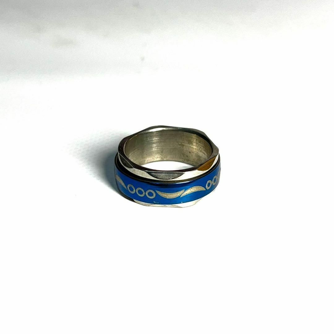 ヴィンテージ　シルバー　リング　エスニック　指輪　クリーニング済み メンズのアクセサリー(リング(指輪))の商品写真