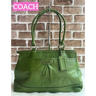 COACH - COACH コーチ トートバッグ ライトグリーン