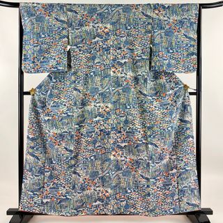 小紋 身丈159cm 裄丈66cm 正絹 美品 優品 【中古】(着物)