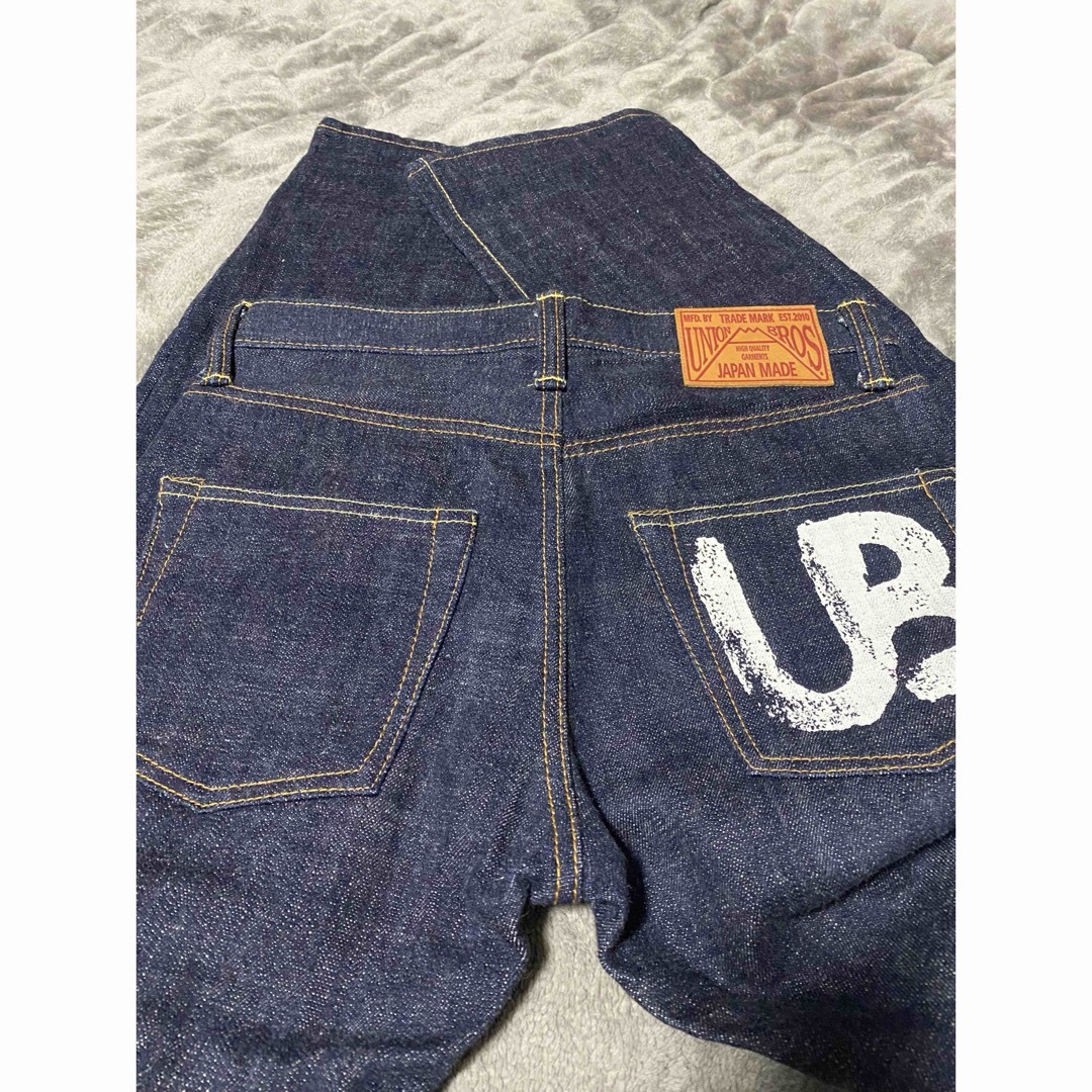 児島ジーンズ(コジマジーンズ)の希少　UNION BROS  新品　未使用　w32 メンズのパンツ(デニム/ジーンズ)の商品写真