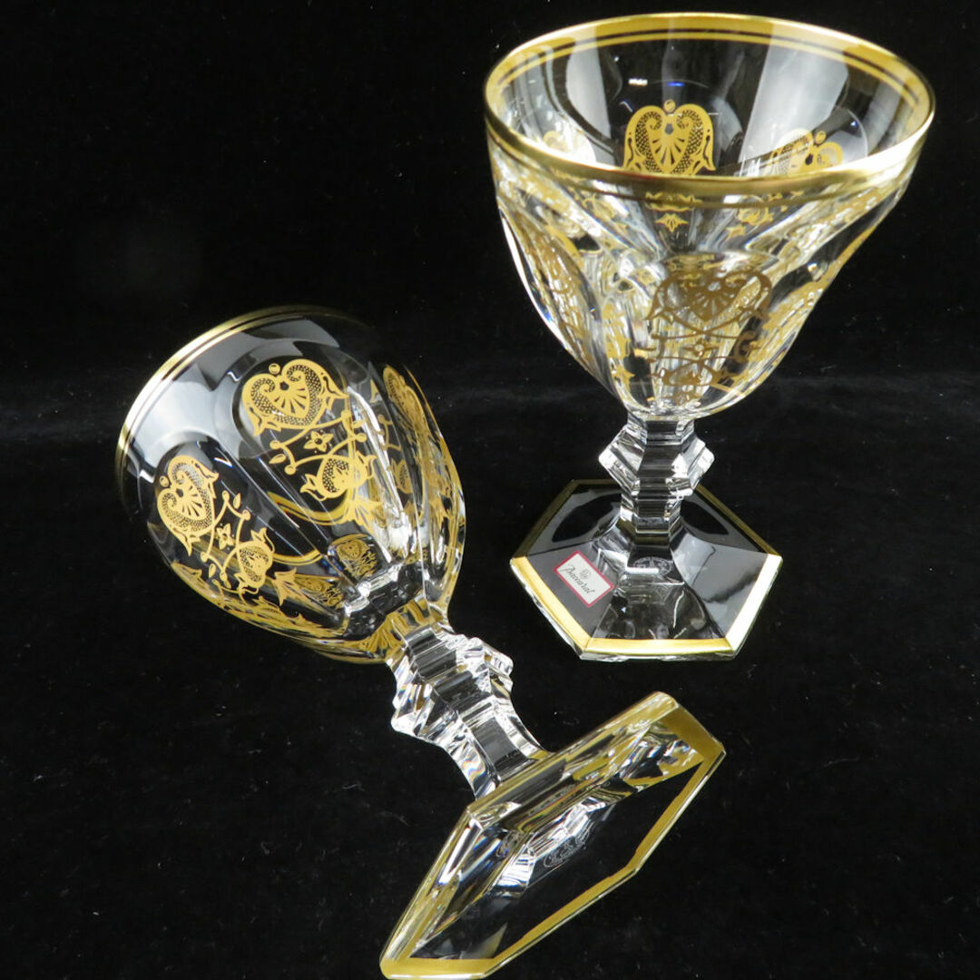 Baccarat - 美品 Baccarat バカラ エンパイア ワイングラス 2客 Baccarat - 美品 Baccarat バカラ エンパイア ワイングラス 2客