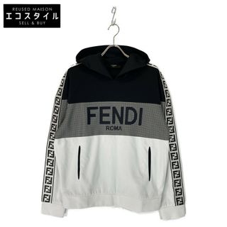 フェンディ(FENDI)のフェンディ 22年製 ﾎﾜｲﾄ ｽﾞｯｶ ﾛｺﾞ ﾏﾙﾁｶﾗｰ ｼﾞｬｰｼﾞｰ ｽｳｪｯﾄ S(その他)