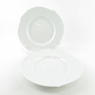 マイセン(MEISSEN)の美品 MEISSEN マイセン 波の戯れ 中皿 2枚 19cmプレート ペア SY8821K (食器)