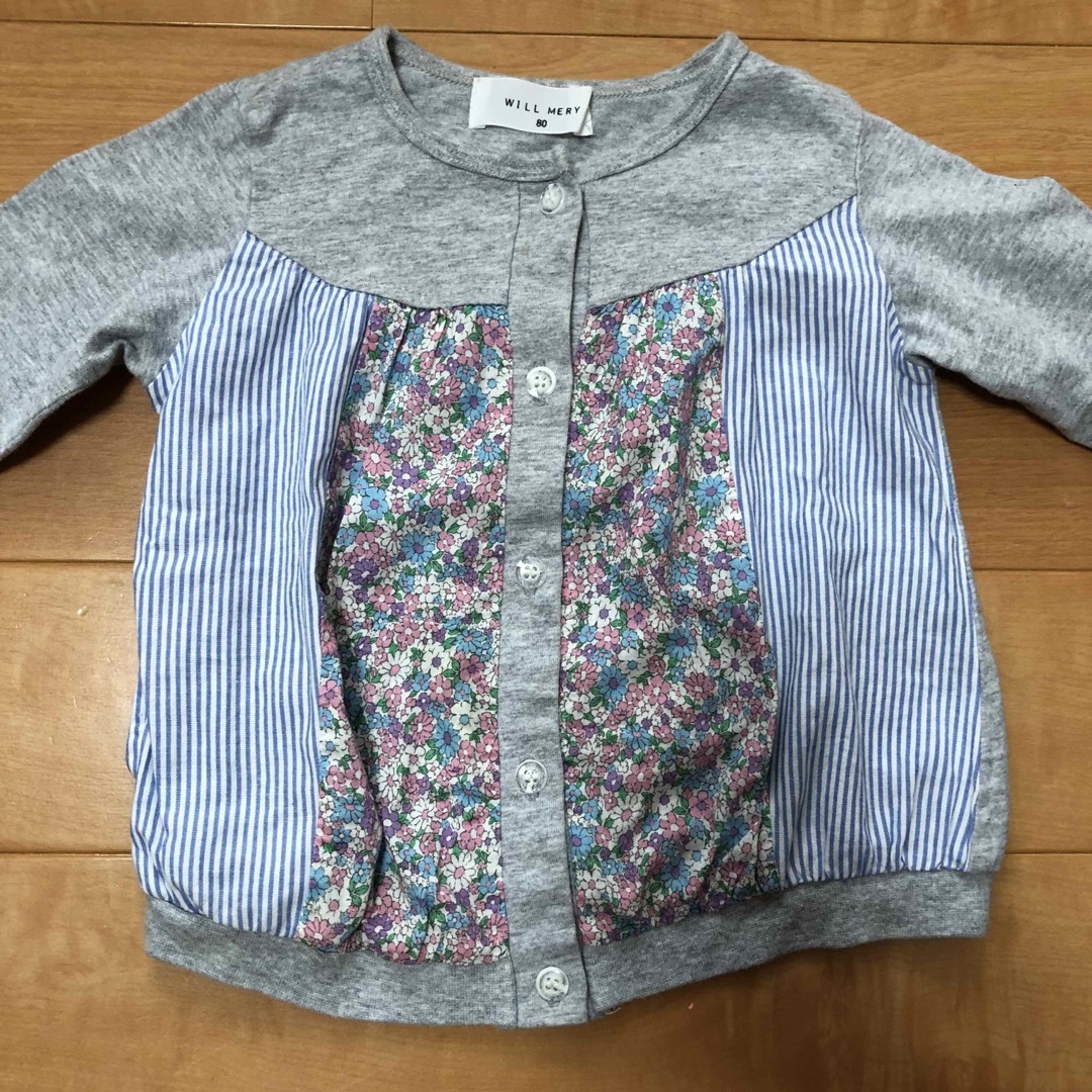 WILL MERY(ウィルメリー)のWILL MERY カーディガン100 80 キッズ/ベビー/マタニティのキッズ服女の子用(90cm~)(カーディガン)の商品写真