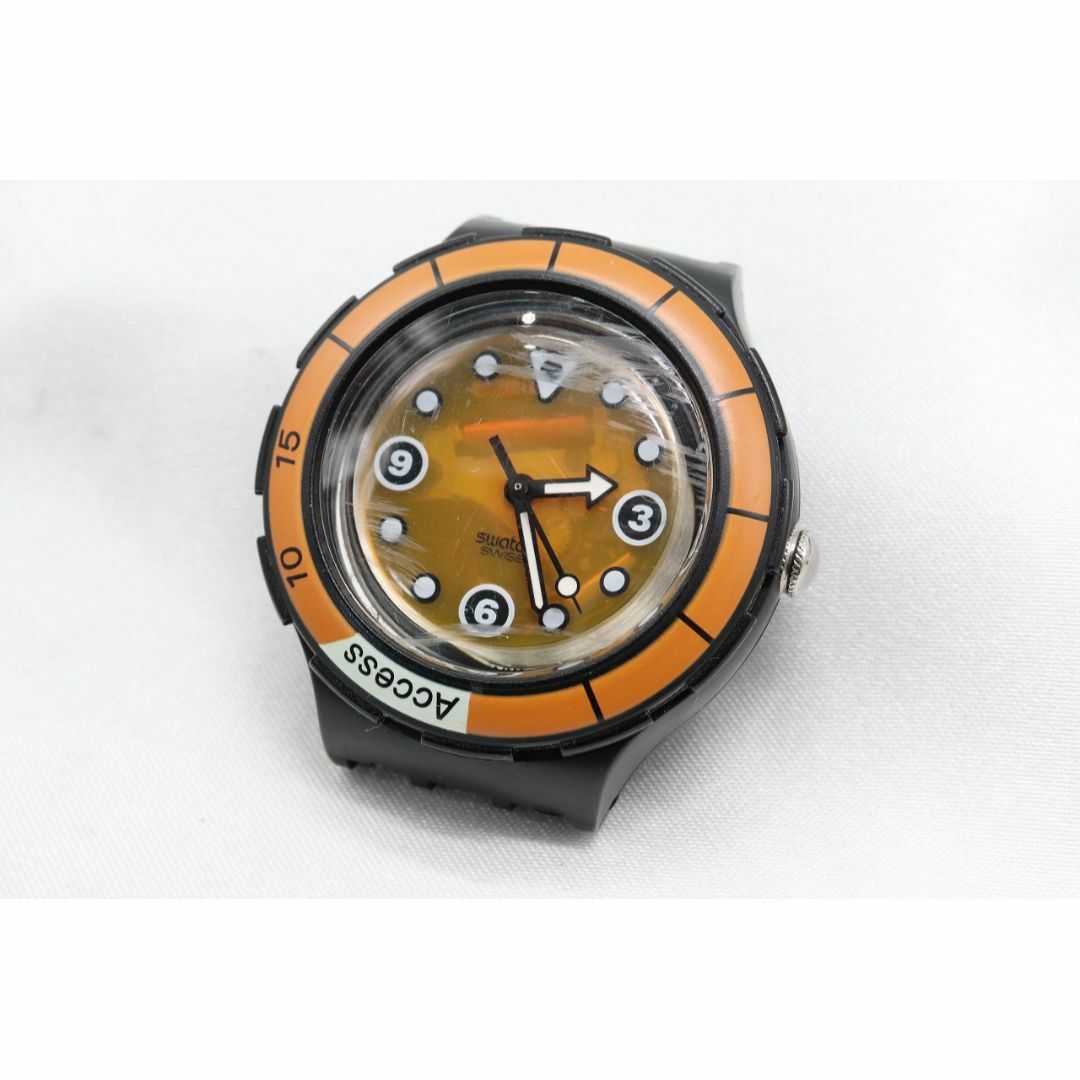 swatch(スウォッチ)の【W144-49】動作品 スウォッチ アクセス SWISS 腕時計 フェイスのみ メンズの時計(腕時計(アナログ))の商品写真