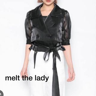 美品　melt the lady メルトザレディ　シアー　トップス　ゴシック