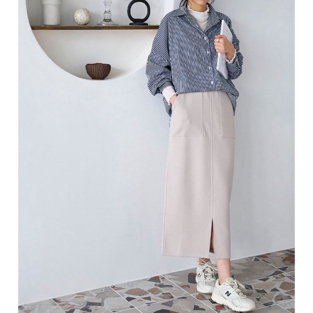 神戸レタス(コウベレタス)のKOBE LETTUCE ダンボール ナロースカート レディースのスカート(ロングスカート)の商品写真
