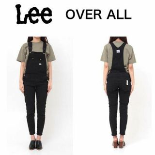 リー(Lee)のレディースLee SKINNY OVERALL サイズS 黒(サロペット/オーバーオール)