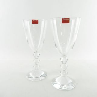 バカラ(Baccarat)の美品 Baccarat バカラ ベガ ワイングラス 2客 クリスタル ペア H18 SU6355L (グラス/カップ)