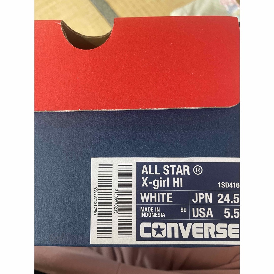 CONVERSE(コンバース)のALL STAR Ⓡ X-girl HI  24.5 レディースの靴/シューズ(スニーカー)の商品写真