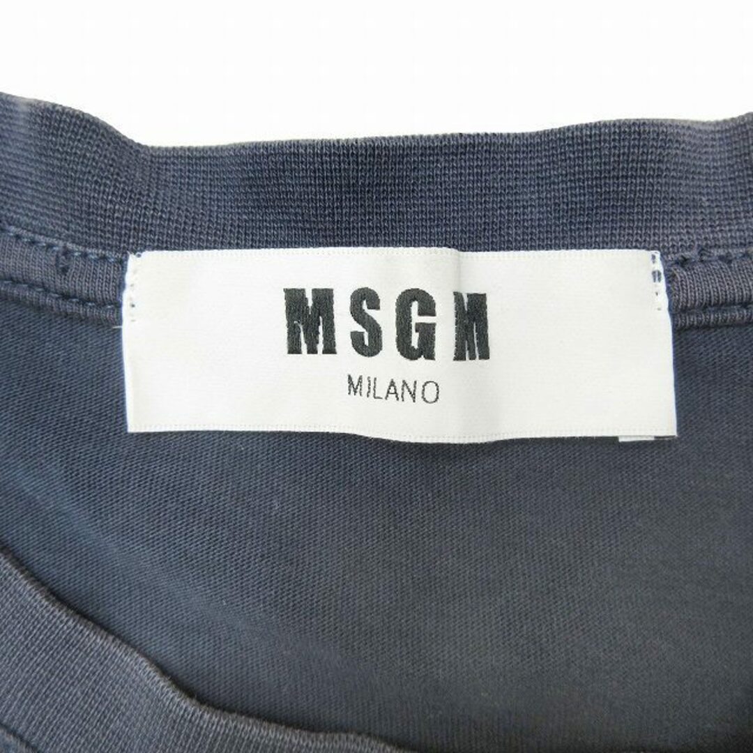 MSGM(エムエスジイエム)のエムエスジーエム MSGM ロゴ プリント Tシャツ カットソー 半袖 M メンズのトップス(Tシャツ/カットソー(半袖/袖なし))の商品写真